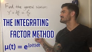 The Integrating Factor Method  Solving First Order Linear Differential Equations [upl. by Aicener279]