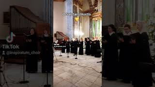 O Salutaris Hostia  Erik Esenvalds music religion хор singing choir inspiration inspiratum [upl. by Kcod]