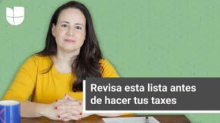 Temporada de ‘taxes’ 2023 revisa esta lista antes de preparar tu declaración de impuestos al IRS [upl. by Oirasec]