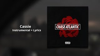 Chase Atlantic  Cassie Filtered Instrumental  Lyrics [upl. by Cattan]