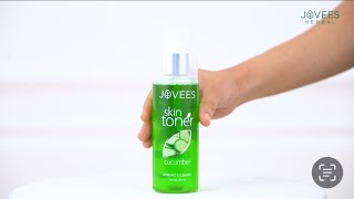 Jovees Hydrating Cucumber Skin Toner  Oily amp Acne Prone Skin [upl. by Aitselec]