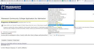 How to Complete the Massasoit Online Application [upl. by Hanikehs794]