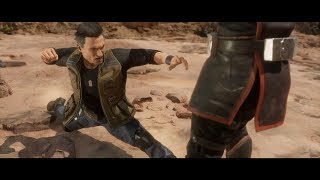 Mortal Kombat 11 Johnny Cage Punches Kanos Balls [upl. by Ameg173]