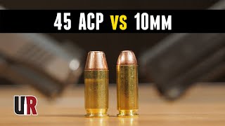 HeadtoHead 45 ACP vs 10mm For Self Defense [upl. by Lavern]