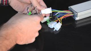 Installing a hall sensor connector for an electric bicycle conversion kit [upl. by Lyndes]