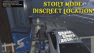 GTA V DISCREET LOCATION  WHERE TO PUT THE GATEWAY VEHICLE [upl. by Gordy]