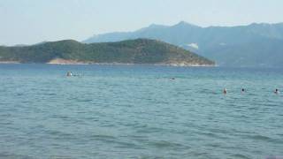 Keramoti beach Kavala Greece by Panasonic Lumix DMCTZ7ZS3 [upl. by Maze]