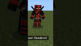 Addon de Deadpool amp Wolverine no Minecraft shorts deadpool [upl. by Ardnak113]