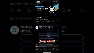 Pandas Airdrop Listing Price 🌟 Pandas Airdrop New Update Pandas Airdrop listing Exchange [upl. by Adamis]