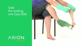 How to put on compression stockings with EasySlide [upl. by Nafis]