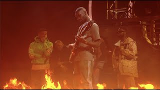 Dave  In The Fire ft Giggs Ghetts Meekz amp Fredo Live at The BRITs 2022 [upl. by Etnoled]