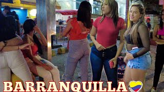 First Time in Downtown BARRANQUILLA COLOMBIA Nightlife2021 Full tour [upl. by Aniez]