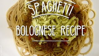 Easy Spaghetti Bolognese Recipe [upl. by Cheadle]