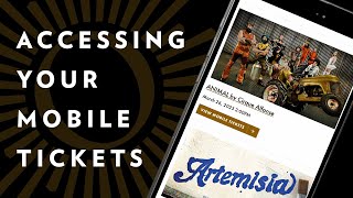 Accessing Your Mobile Tickets  Overture Center [upl. by Ahsemed]