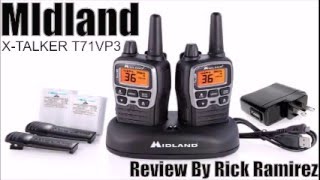 Best Walkie Talkies 2023 38 Mile Range MIdland XTALKER T71VP3 Full Review Ricks2Cents [upl. by Argyres]