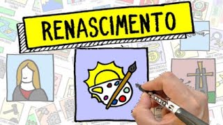 RENASCIMENTO CULTURAL  História  Resumo Desenhado [upl. by Ravilob]