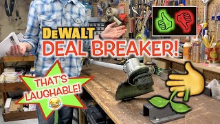 WHAT DEWALT 20V MAX Foldable String Trimmer DCST922B REVIEW  Line Replacement [upl. by Asir115]