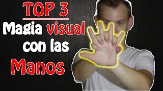 Aprende Cómo Hacer 3 Ilusiones Ópticas con las Manos [upl. by Haskins]