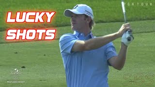 Luckiest Shots in Golf History 1 in a Million [upl. by Suoivatnom]