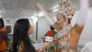 Carnaval Plus TV 2015  Ângela Bismarchi  Rainha de Bateria do Império Serrano [upl. by Nivlen]