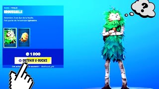 NOUVEAU SKIN BROUSSAILLE SUR FORTNITE [upl. by Am]