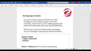 Kündigung schreiben  Leicht erklärt  Deutsch lernen  Online Deutschkurs  EloquaMUC Deutschschule [upl. by Anneiv]