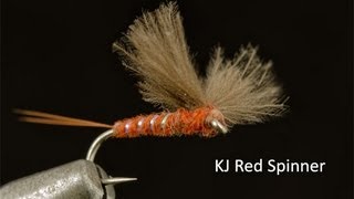 How to tie a Red Spinner from Fishtec [upl. by Rehpotsirc]