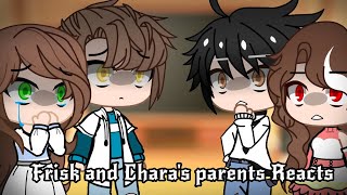 Frisk and Charas parents Reacts to Megalomaniac GlitchTale GCRV  Rose•Afton OwO [upl. by Mariano]