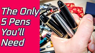 Building The Perfect 5 Pen Fountain Pen Collection [upl. by Ydnik]