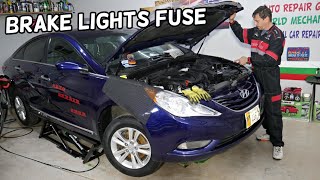 HYUNDAI SONATA BRAKE LIGHTS FUSE LOCATION REPLACEMENT STOP LIGHTS FUSE [upl. by Edahs]