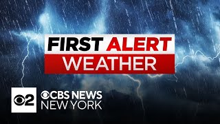 First Alert Weather Thunderstorms in the NYC area Sunday  9124 [upl. by Calbert]