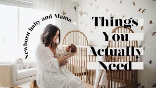 20 Things You Actually Need For A Newborn Baby And Postpartum Care [upl. by Eisnyl]