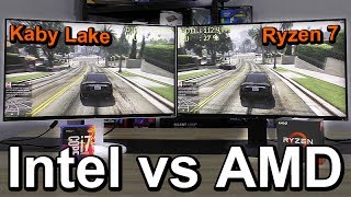 Intel vs AMD 2017  SidebySide Comparison [upl. by Atiruam121]