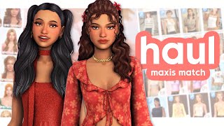 BEST CC FINDS  Sims 4 Custom Content Haul Maxis Match [upl. by Anitsyrhk46]