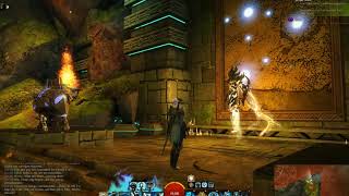 Guild Wars 2  Guardian  lure saurians from their caves  Auric Basin [upl. by Banks]