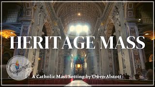 Heritage Mass  A Catholic Mass Setting by Owen Alstott  SATB amp Unison  Choir and Piano wLyrics [upl. by Timmi]