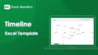 How to Create Stunning Timelines with Excel  Timeline Excel Template [upl. by Euqnomod795]