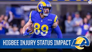 How Tyler Higbee’s Injury Status Impacts the Rams  CBS Sports HQ [upl. by Shayn562]