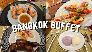 Luxury Bangkok Buffet  River Cafe at Peninsula Bangkok hotel [upl. by Bosson]