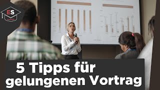 5 Tipps für einen gelungen Vortrag  Vortrag halten einfach erklärt  GEWINNSPIEL 😍 [upl. by Atelokin]