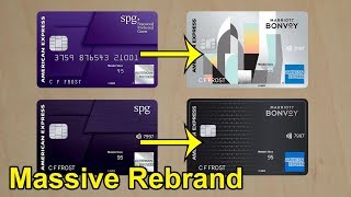 Marriott  SPG Credit Cards Massive Rebranding [upl. by Rowena]