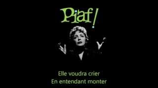 Edith Piaf  Comme Moi Lyrics [upl. by Notnirb]