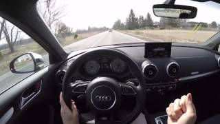 2016 Audi S3 Sedan  POV First Impressions [upl. by Yentruocal196]