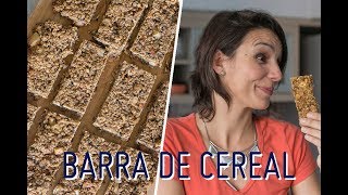 BARRINHA DE CEREAL SAUDÁVEL E ECONÔMICA [upl. by Ntsud]