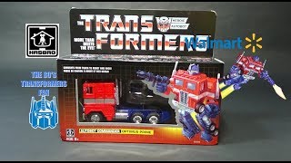 Transformers Walmart Reissue G1 OPTIMUS PRIME Toy Review [upl. by Mihar]