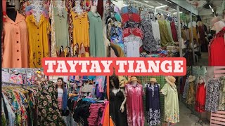 MASSIVE STORE THE CHEAPEST CLOTHING MARKET IN THE PHILIPPINES 🇵🇭 TAYTAY TIANGGE [upl. by Odraccir742]