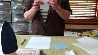 How to use paperbacked fusible web for applique  Quilting Tips amp Techniques 016 [upl. by Sapienza623]