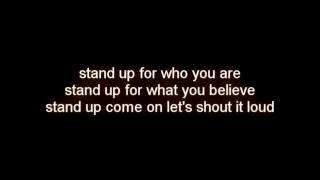 James Cottriall  Stand Up lyrics [upl. by Oicaro]