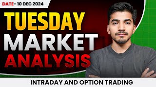 Market Analysis 10 Dec Intraday amp Option Trading Insights for Tuesday [upl. by Barling]