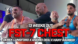 WHY YOUR CHEST IS NOT GROWING  FST7 CHEST Derek Lunsford X Andrei Deiu X Hany Rambod [upl. by Yezdnil]